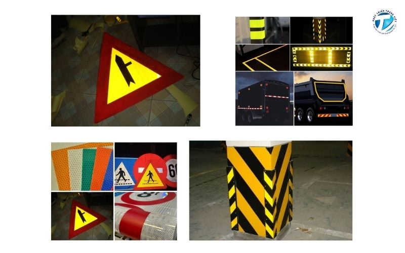 Ứng dụng thực tế của decal phản quang giao thông